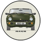 MG RV8 1993-95 (export version) Coaster 6